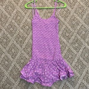 Smock purple dress